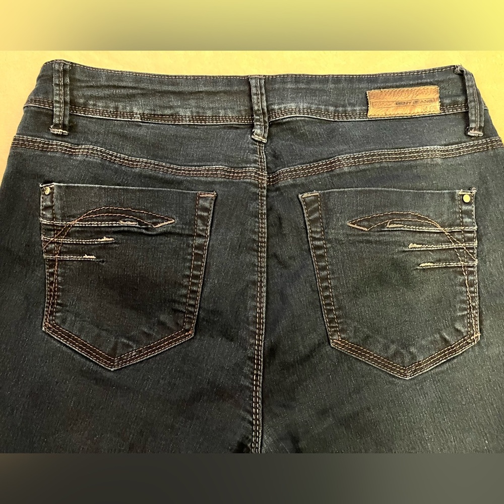 DKNY City Skinny Jeans Dark Wash Indigo Denim 6x 28 - Picture 6 of 7